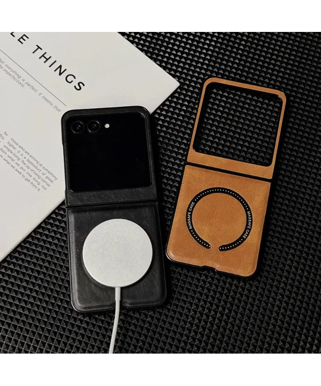 Étui magnétique rétro en cuir pour Motorola Razr 60 50 Ultra 2025 Razr