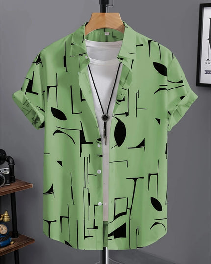 Chemise homme simple imprimée en 3D