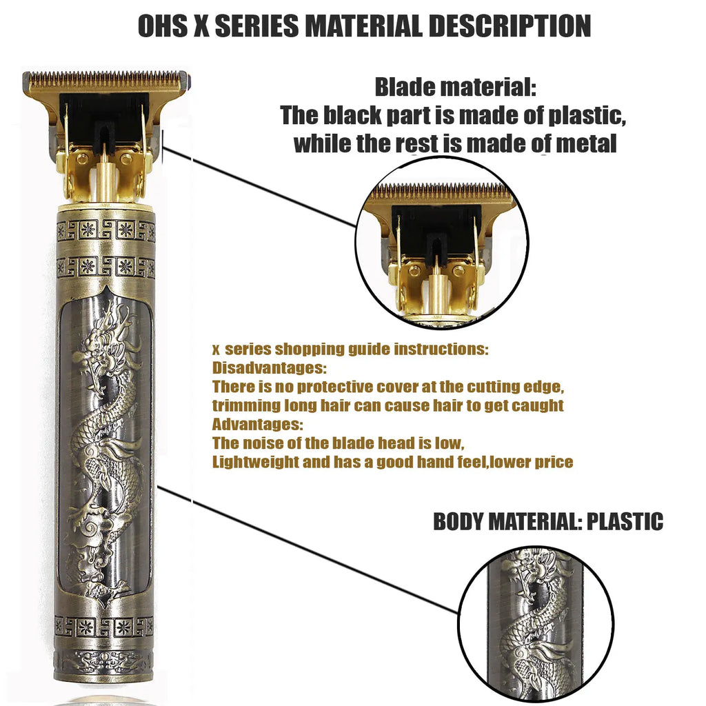 Tondeuse à cheveux T9 pour hommes, rasoir électrique