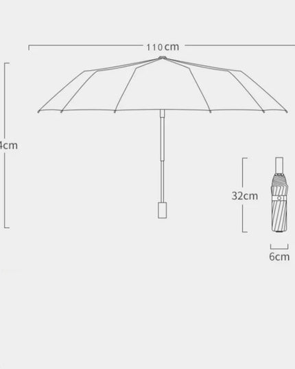 12 Bone Morandi Fully Automatic Umbrella Black Glue Sunscreen Sun Umbrella Plus Sun Umbrella Wholesale