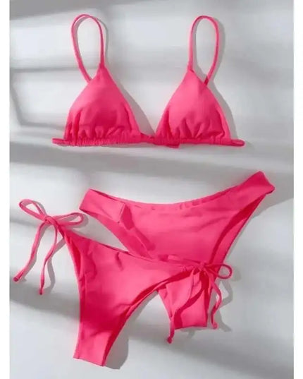 Maillot de bain brésilien pour femme, ensemble bikini sexy, soutien-gorge push-up rembourré