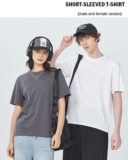 Artistic Letter A Peach Heart Printed Mens T Shirts Summer Cotton T-Shirt Casual O-Neck Clothes Hip Hop Oversized Short Sleeve