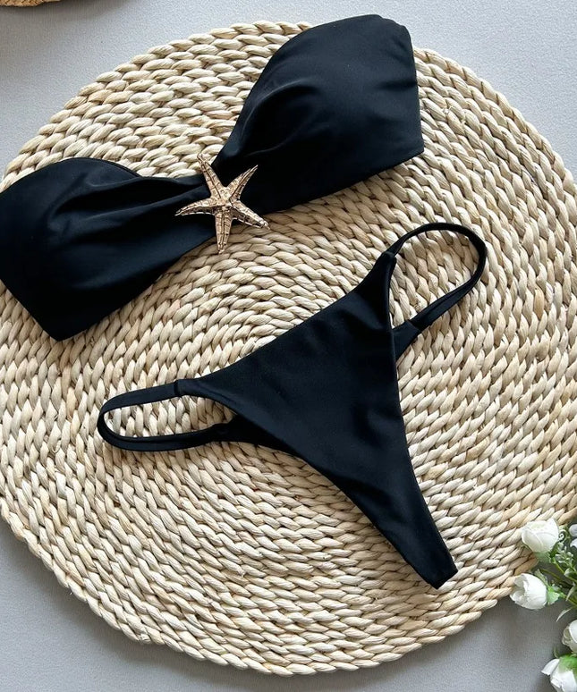 Maillot de bain bandeau brésilien