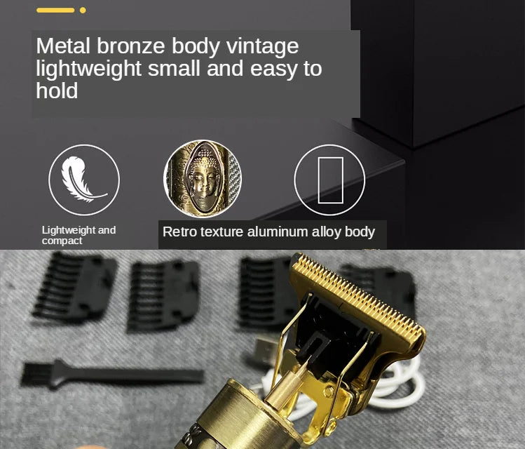 Tondeuse à cheveux T9 pour hommes, rasoir électrique