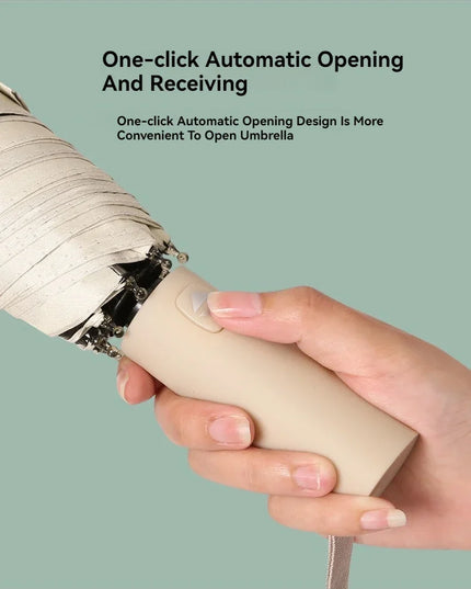 12 Bone Morandi Fully Automatic Umbrella Black Glue Sunscreen Sun Umbrella Plus Sun Umbrella Wholesale