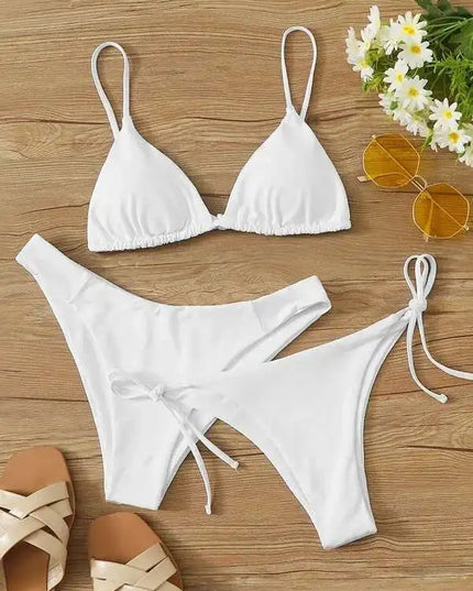 Maillot de bain brésilien pour femme, ensemble bikini sexy, soutien-gorge push-up rembourré