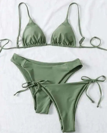 Maillot de bain brésilien pour femme, ensemble bikini sexy, soutien-gorge push-up rembourré