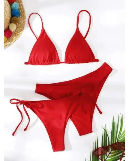 Maillot de bain brésilien pour femme, ensemble bikini sexy, soutien-gorge push-up rembourré
