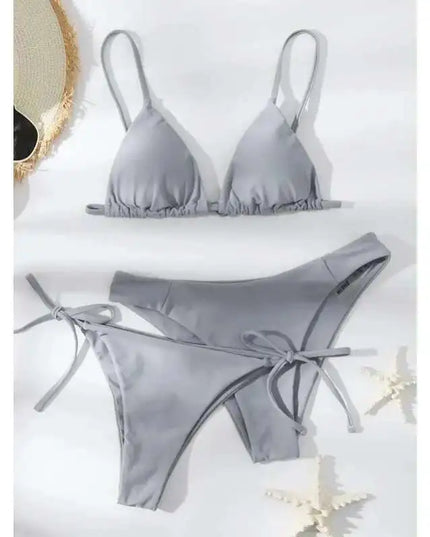 Maillot de bain brésilien pour femme, ensemble bikini sexy, soutien-gorge push-up rembourré