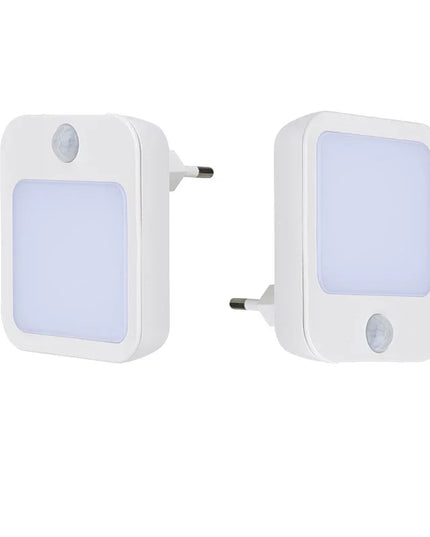 Veilleuse LED avec détecteur de mouvement, prise UE, sans fil, pour chambre d'enfant, chevet