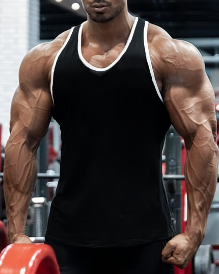 Débardeur sans manches à col rond pour homme