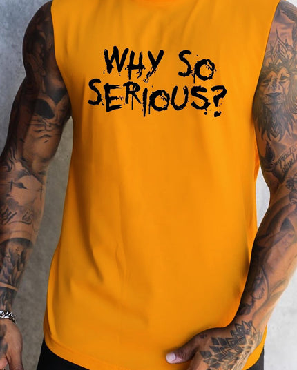 Débardeurs de sport pour homme "Why So Serious ?"