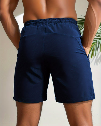 Short de sport pour homme - Tissu extensible à séchage rapide