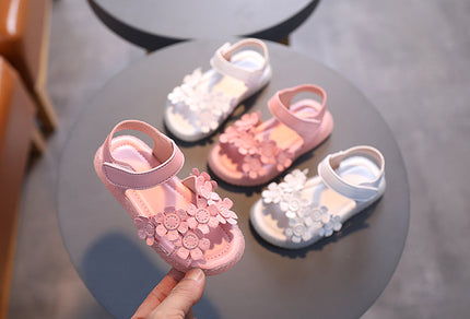 Adorables sandales fleuries pour filles