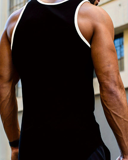 Débardeur sans manches à col rond pour homme