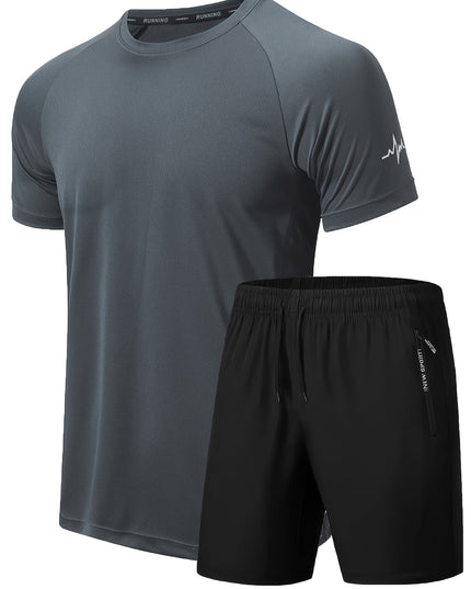 Ensemble 2 pièces pour homme pour l'entraînement