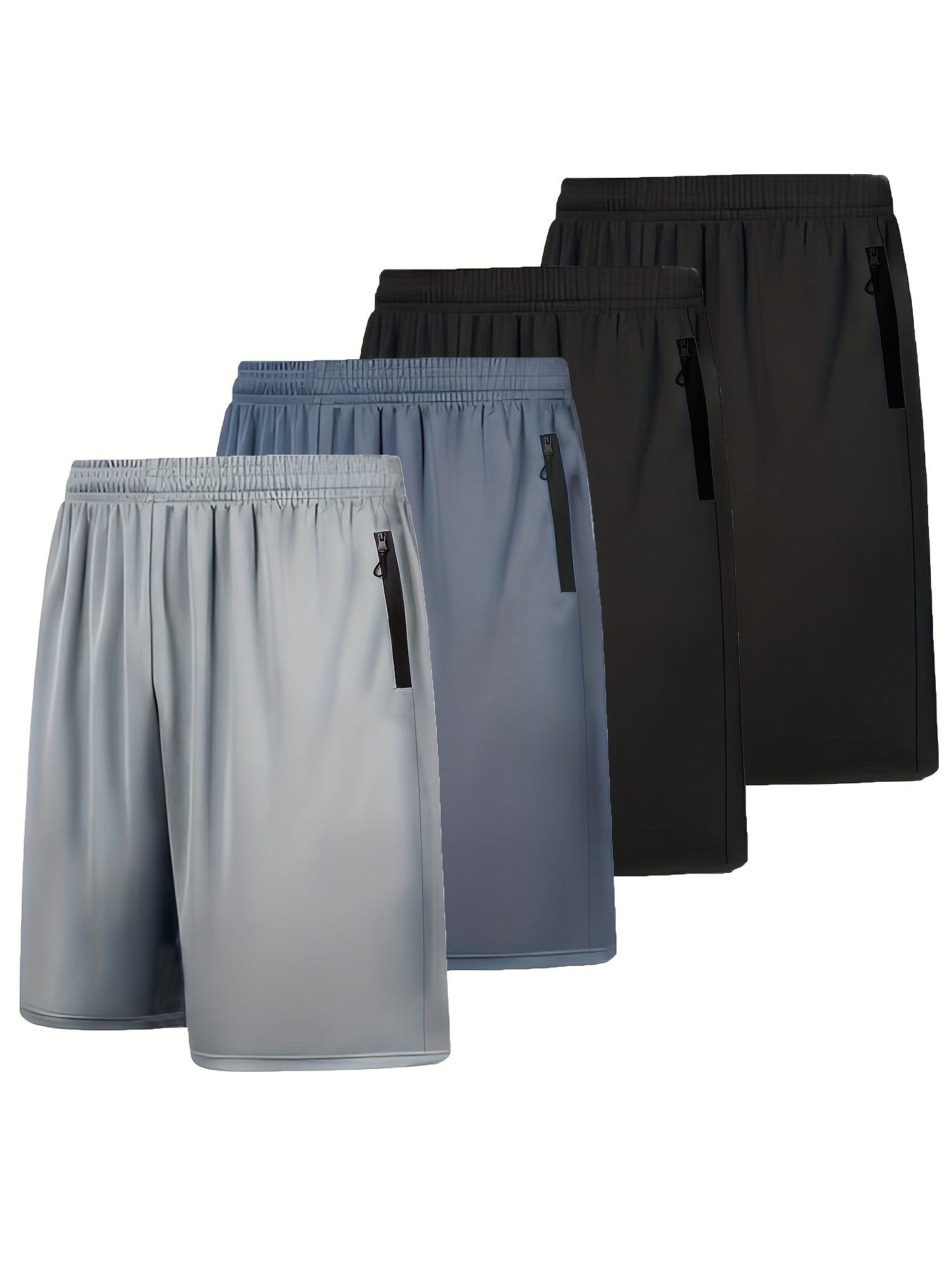Lot de 4 shorts respirants à séchage rapide pour homme