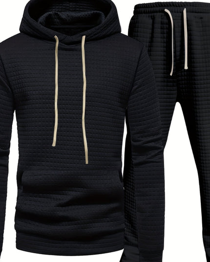 Ensemble de survêtement deux pièces en maille gaufrée pour le jogging et l'entraînement