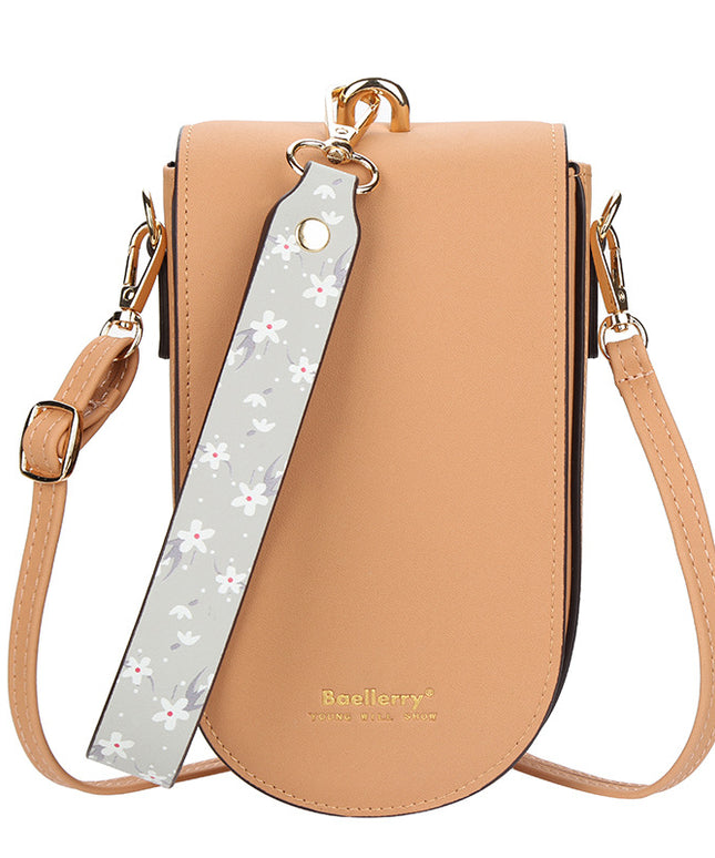 Sac bandoulière pour téléphone portable pour femme